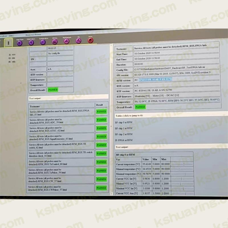 GE Voluson E8 RFM323 FE Mainboard 5729044-7 / KTZ304073